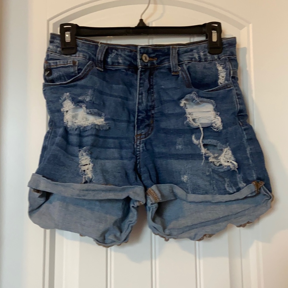 Kancan distressed Jean shorts